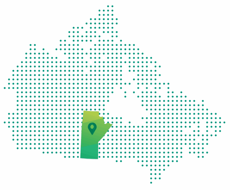 Manitoba map